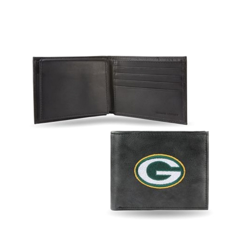 NFL Greenbay Packers Leather Embroidered Wallet